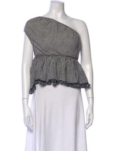 Pre-owned Zimmermann Paradiso Linen Blouse In Multi