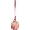 Zimmermann Parrot Fringe Leather Bag Charm In Multi