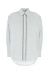 Zimmermann Illustration Diamante Embellished Shirt In Mint