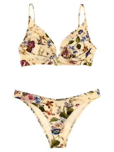 Zimmermann Patience Bikini In Yellow
