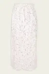 Zimmermann Patience Midi Skirt In Ivory In White