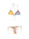 Zimmermann Triangle Bra Top With Removable Cups - Woman's Medium Coverage In Multi