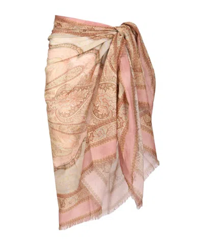 Zimmermann Pattern-printed Pareo In Brown