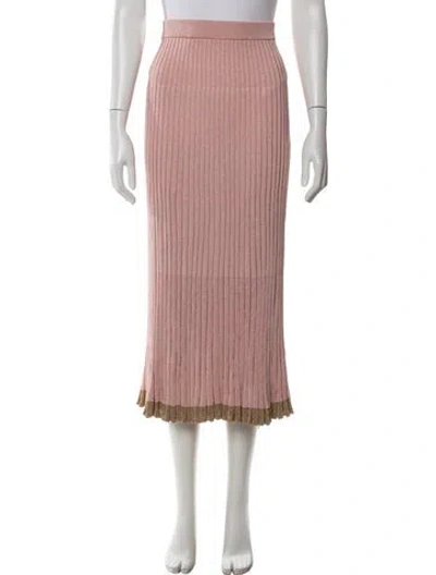 Pre-owned Zimmermann Patterned Long Skirt