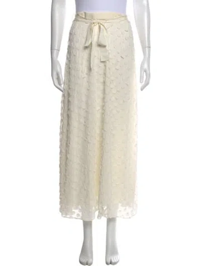 Pre-owned Zimmermann Patterned Long Skirt In Neutral
