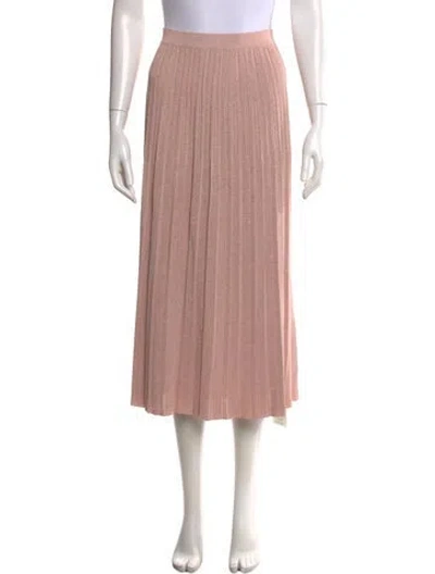 Pre-owned Zimmermann Patterned Midi Length Skirt In Pink