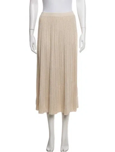 Pre-owned Zimmermann Patterned Midi Length Skirt W/ Tags In Neutrals