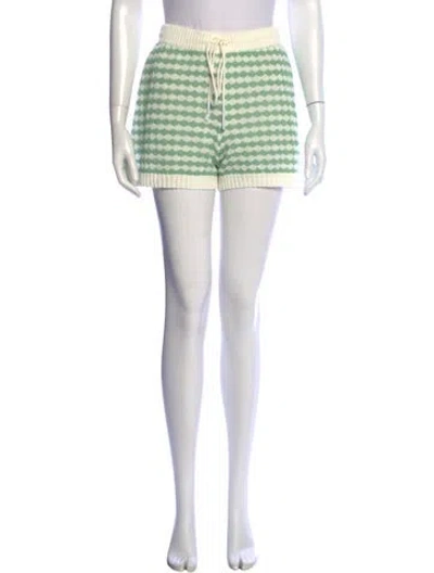 Pre-owned Zimmermann Patterned Mini Shorts In Blue
