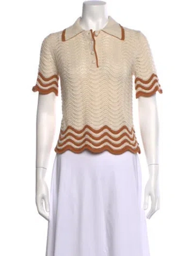 Pre-owned Zimmermann Patterned Sweater In Neutrals
