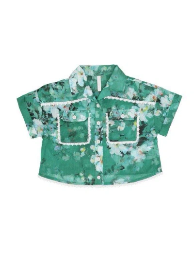 Zimmermann Patterned Top In Green