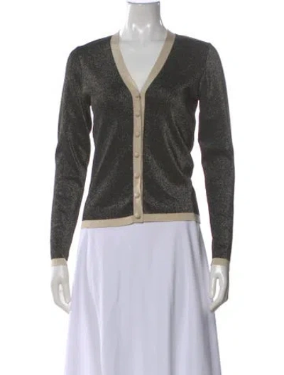 Pre-owned Zimmermann Patterned V-neck Sweater