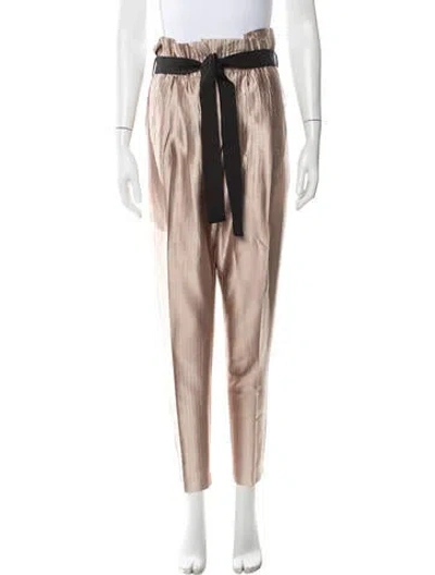 Pre-owned Zimmermann Patterned Wide Leg Pants In Neutrals