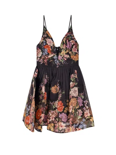 Zimmermann Mini Dresses In Black