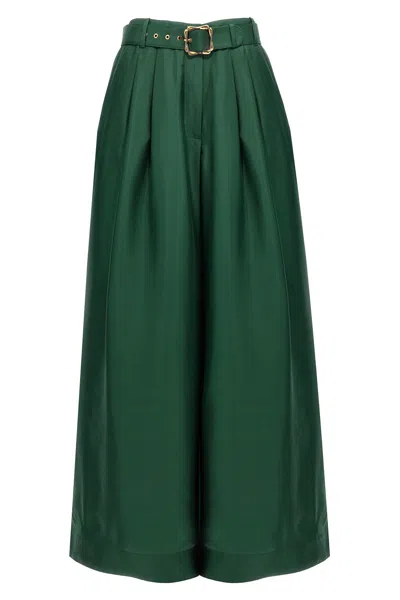 Zimmermann 'pavilion' Pants In Green