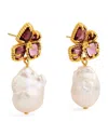Zimmermann Pearl Bloom Earrings In Gold