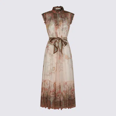 Zimmermann Dresses Pink Paisley In Multi