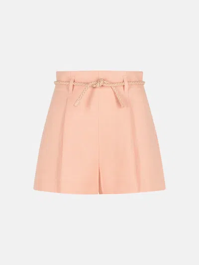 Zimmermann Pink Silk Blend Shorts