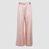 Zimmermann Pink Silk Pants In Petal