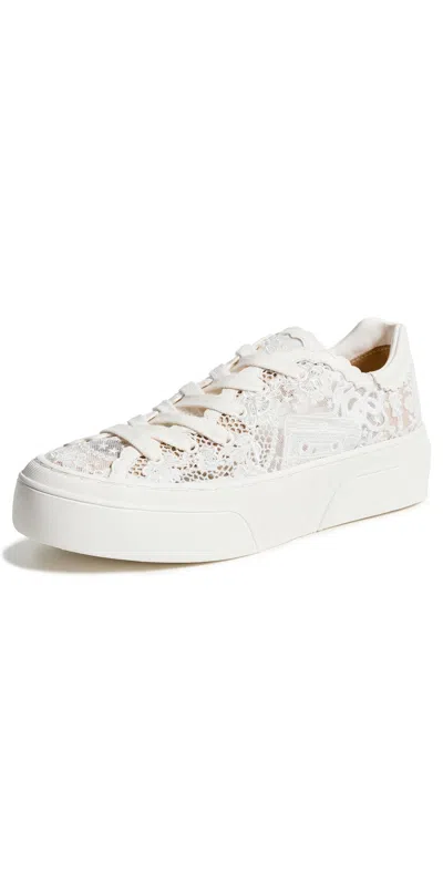 Zimmermann Pixie Low Sneakers Ivory In White
