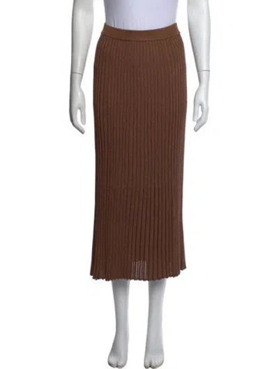 Pre-owned Zimmermann Pleated Accents Long Skirt