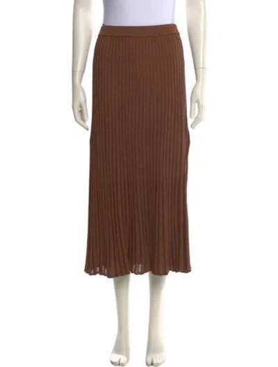 Pre-owned Zimmermann Pleated Accents Midi Length Skirt