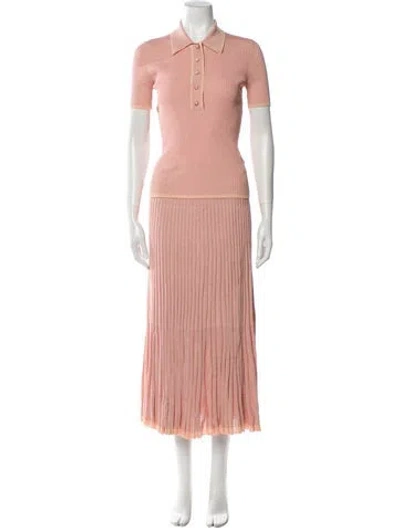 Pre-owned Zimmermann Pleated Accents Skirt Set W/ Tags