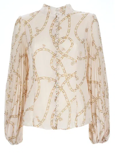 ZIMMERMANN ZIMMERMANN PLEATED BLOUSE "SUNRAY"