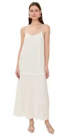 Zimmermann Pleated Crepe Midi Dress In Cream