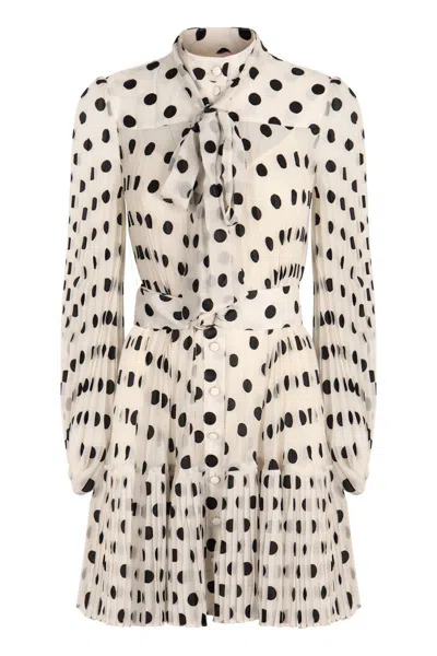 Zimmermann Pleated Dress In Multi