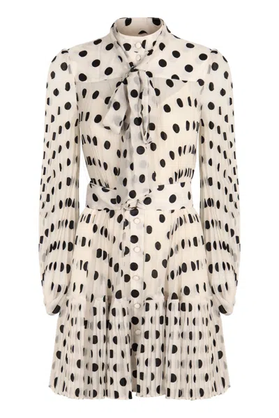 Zimmermann Pleated Dress In White