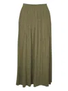 Zimmermann Illuminate Gathered Skirt In Green
