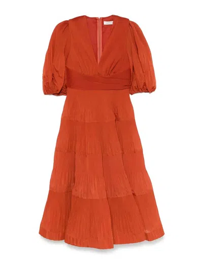 Zimmermann Pleated Mini Dress