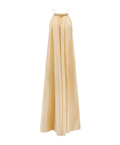 Zimmermann Pleated Skirt In Yellow