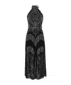 Zimmermann Sunray Belted Pleated Paisley-print Recycled Georgette Midi Dress In Black