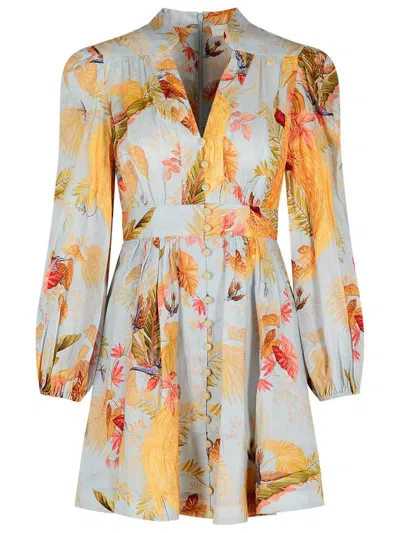 Zimmermann 'plunge' Low-cut Mini Dress
