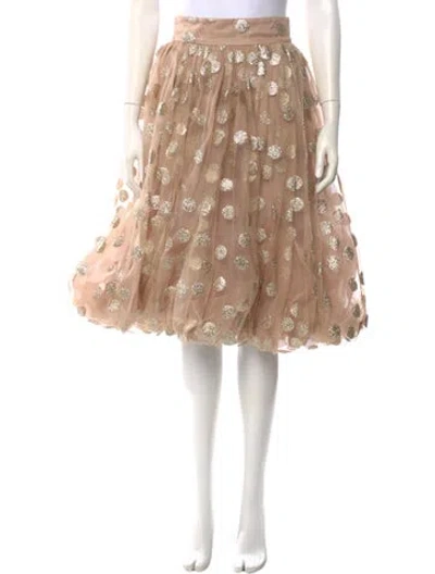 Pre-owned Zimmermann Polka Dot Print Knee-length Skirt