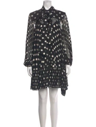 Pre-owned Zimmermann Polka Dot Print Mini Dress W/ Tags