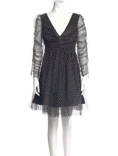 Pre-owned Zimmermann Polka Dot Print Mini Dress W/ Tags In Multi