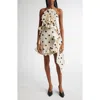 Zimmermann Polka Dot Ruffle Linen Minidress
