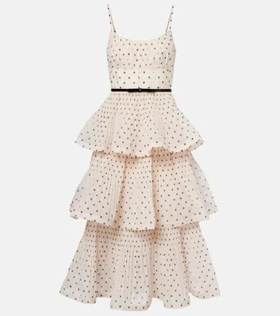 Zimmermann Midikleid In White