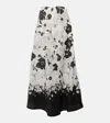Zimmermann Woman Maxi Skirt White Size 3 Linen In Multicolor