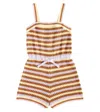 Zimmermann Little Girl's & Girl's Pop Textured Knit Playsuit In Multicoloured
