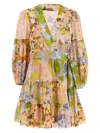 Zimmermann Pop Wrap Mini Dress