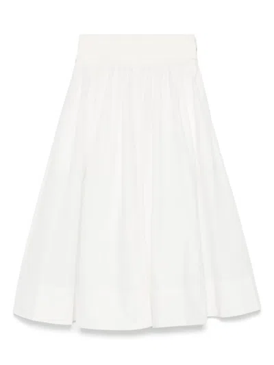 ZIMMERMANN POPLIN MIDI SKIRT