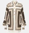Zimmermann Printed Blouse In Multi