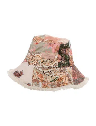 Pre-owned Zimmermann Printed Bucket Hat In Neutral