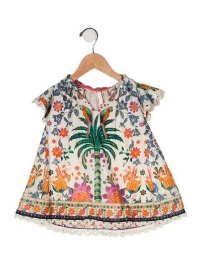 Pre-owned Zimmermann Babies' Printed Casual Dress In Neutral