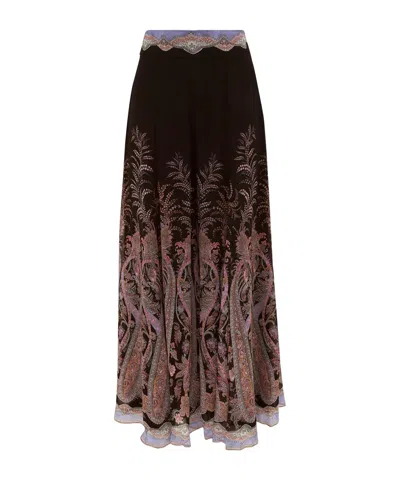 Zimmermann Printed Casual Pants In Brown