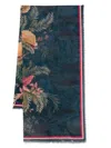 Zimmermann Printed Cotton Pareo In Blue