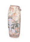 Zimmermann Printed Cotton Pareo Blue Floral In Multi